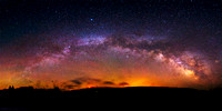 Rise of the Summer Milky Way