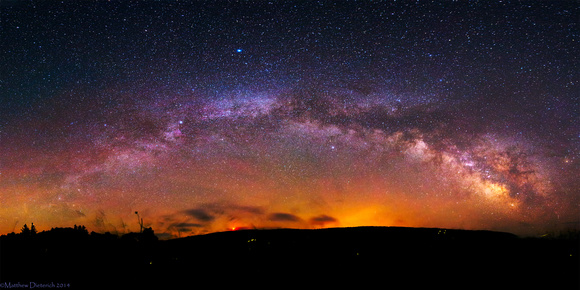 Rise of the Summer Milky Way