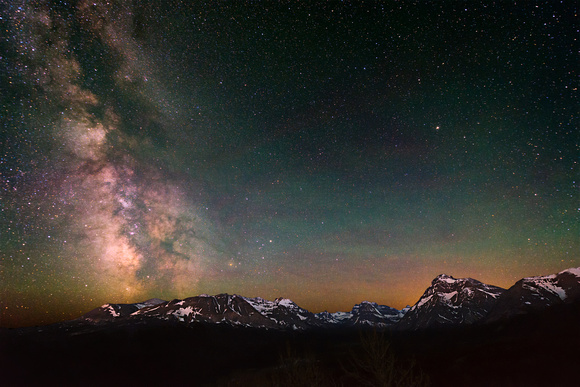 Glacier National Park Milky Way